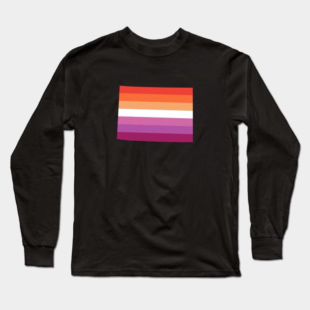 Colorado Lesbian Pride Long Sleeve T-Shirt by littleSamantics